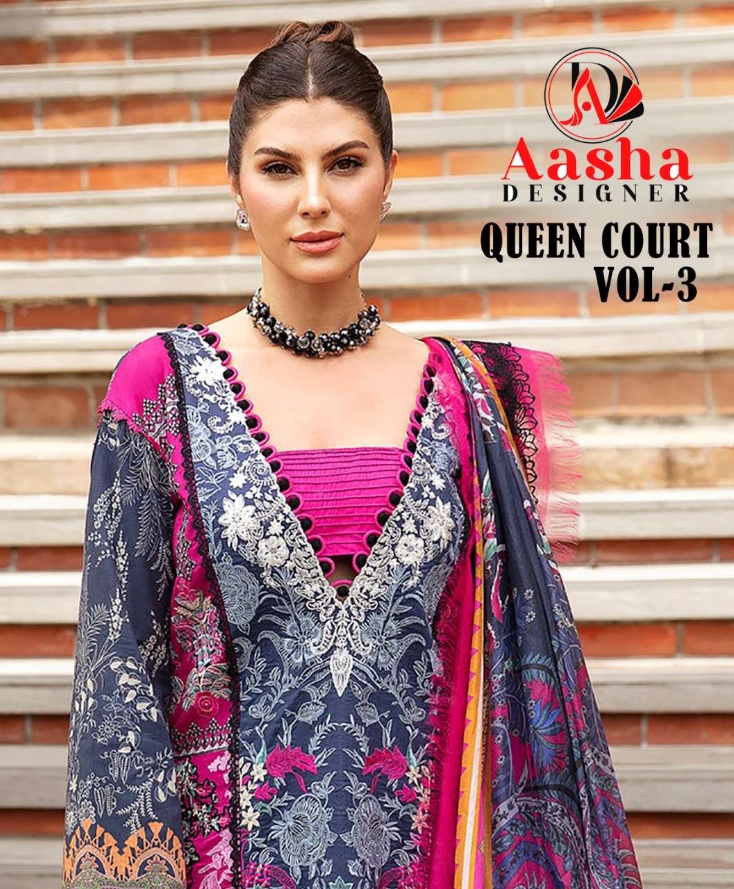 QUEEN S COURTS VOL-3 by Asha Designs 